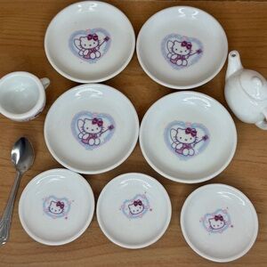 Sanrio Hello Kitty Fairy Mini Porcelain Tea Set 2011 INCOMPLETE MISMATCHED SET